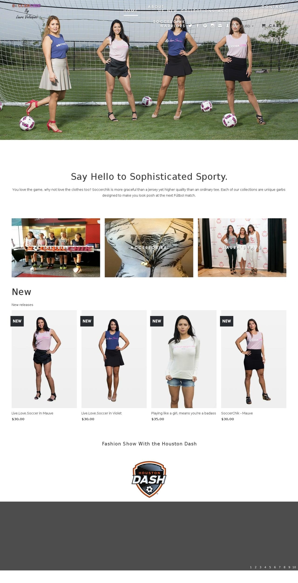 soccerchik.com shopify website screenshot