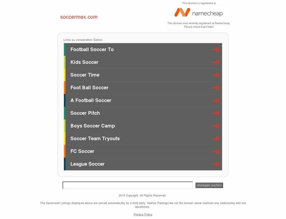 soccermex.com — Shopify storefront screenshot