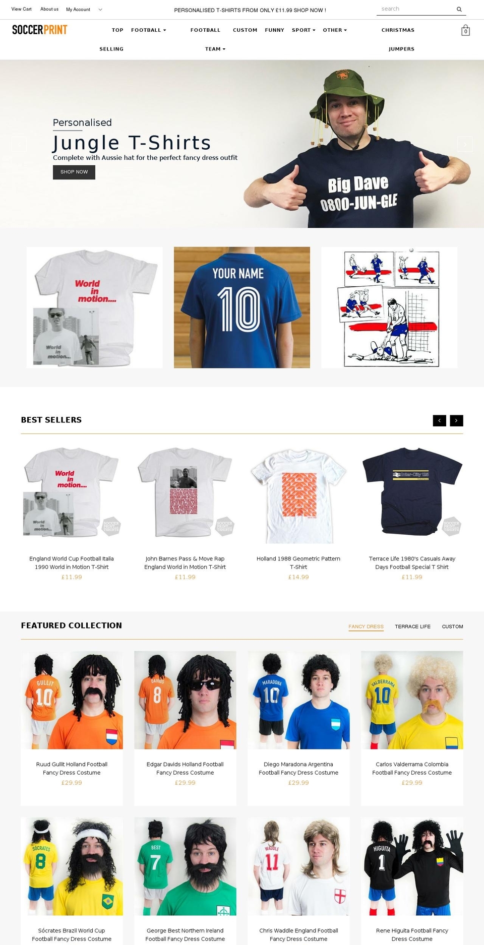 soccerprint.co.uk shopify website screenshot