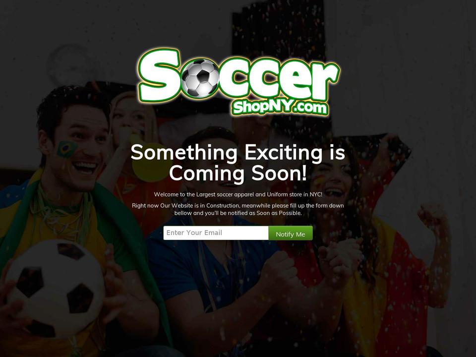 soccershopny.com — Shopify storefront screenshot
