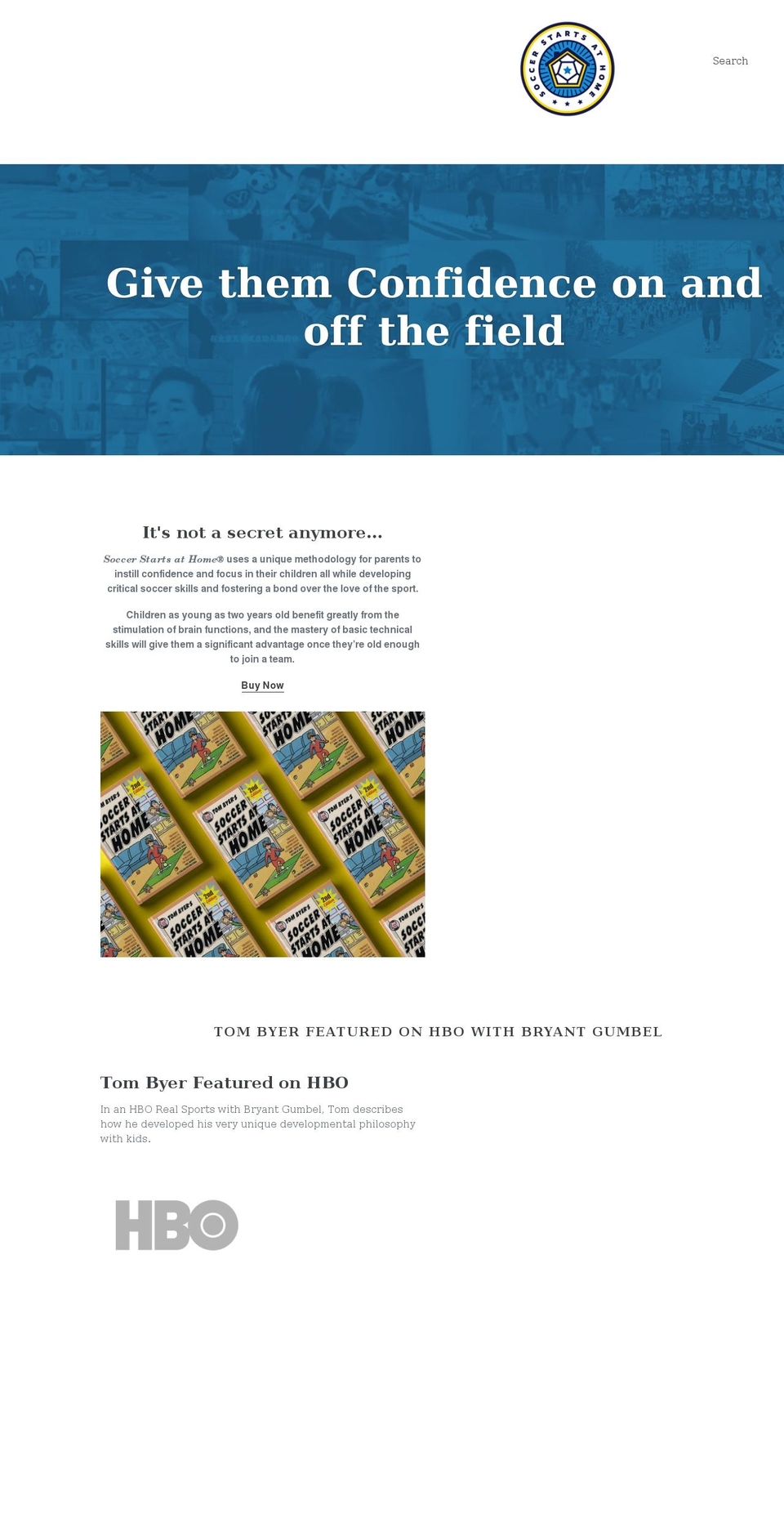 soccerstartsathomebook.com shopify website screenshot