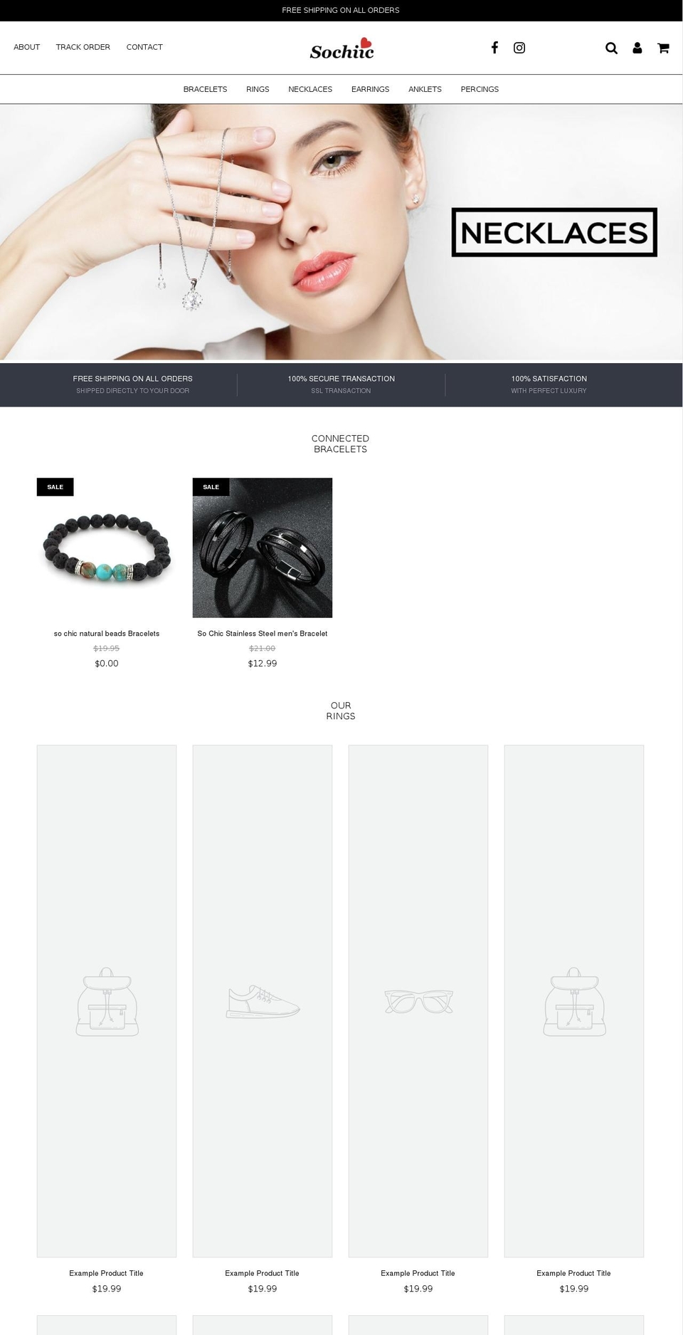 sochic.co shopify website screenshot