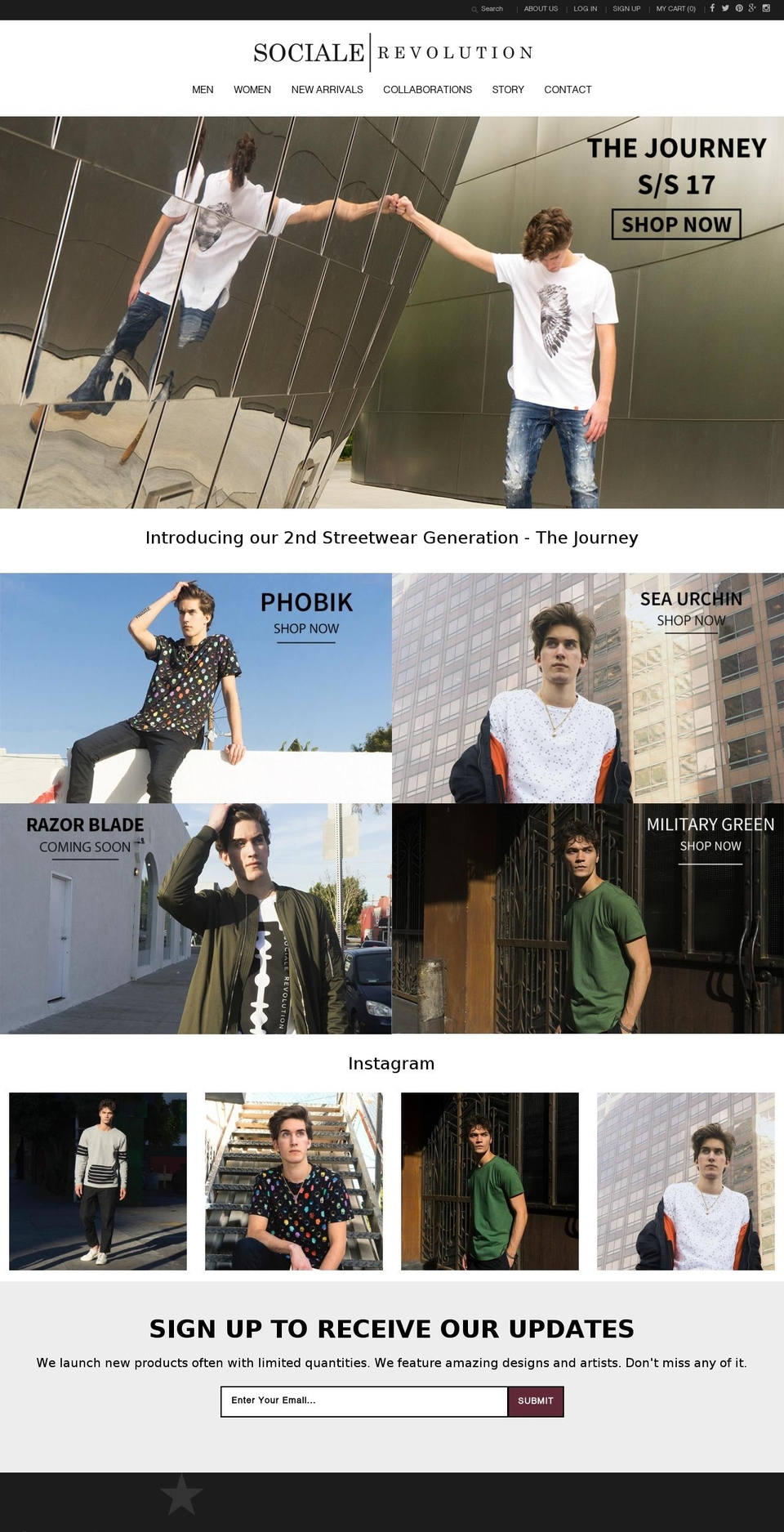 socialerevolution.com shopify website screenshot