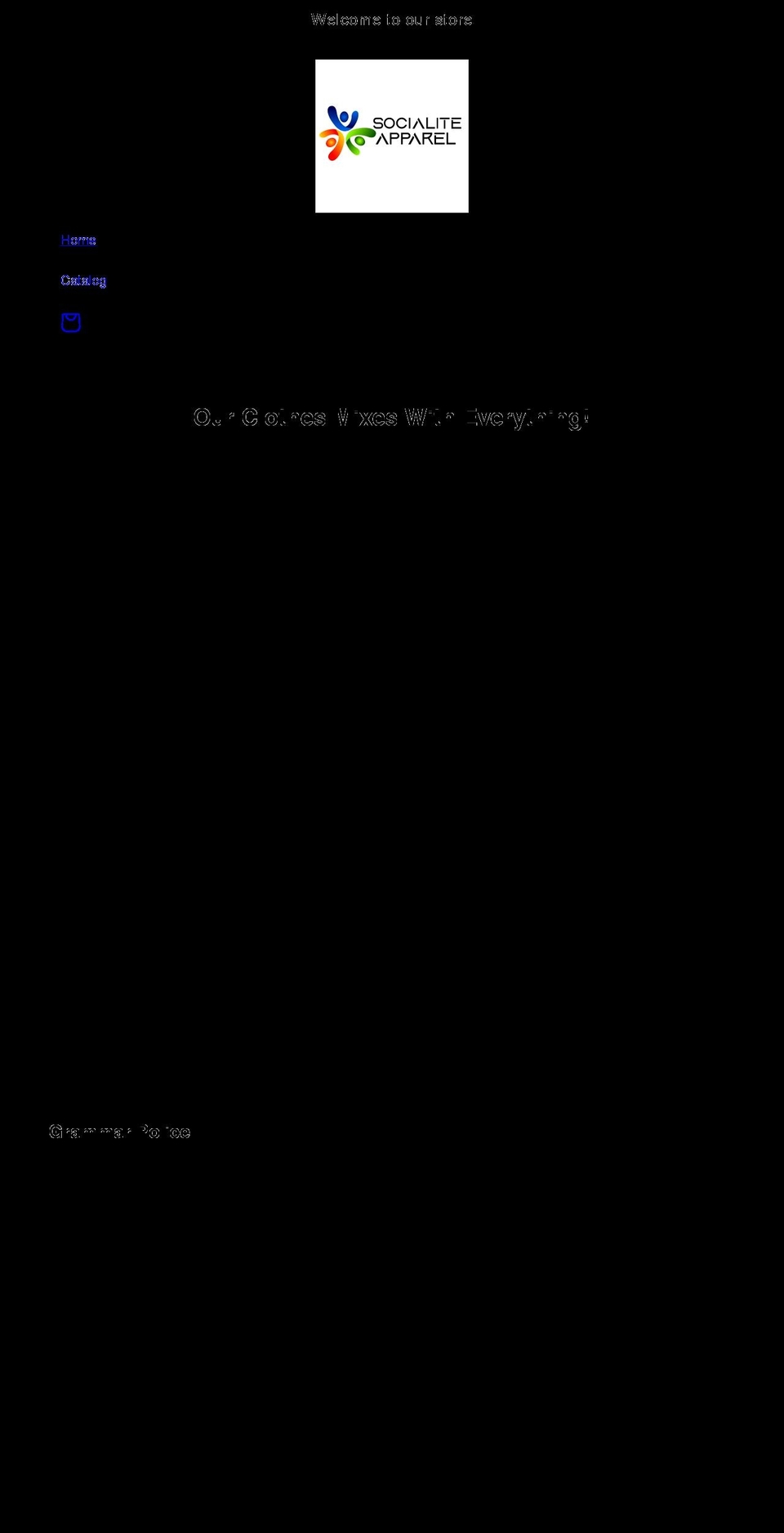 socialiteapparel.com shopify website screenshot