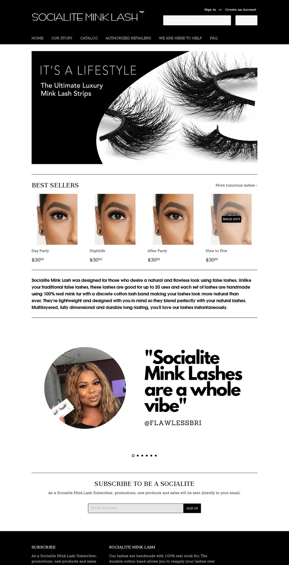 socialiteminklash.com shopify website screenshot