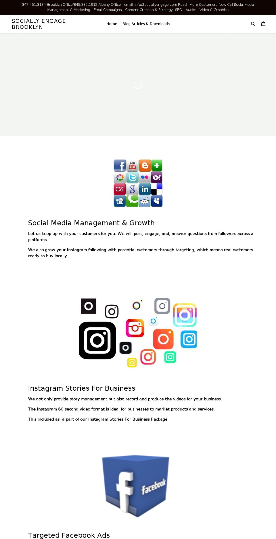 sociallyengage.com — Shopify storefront screenshot