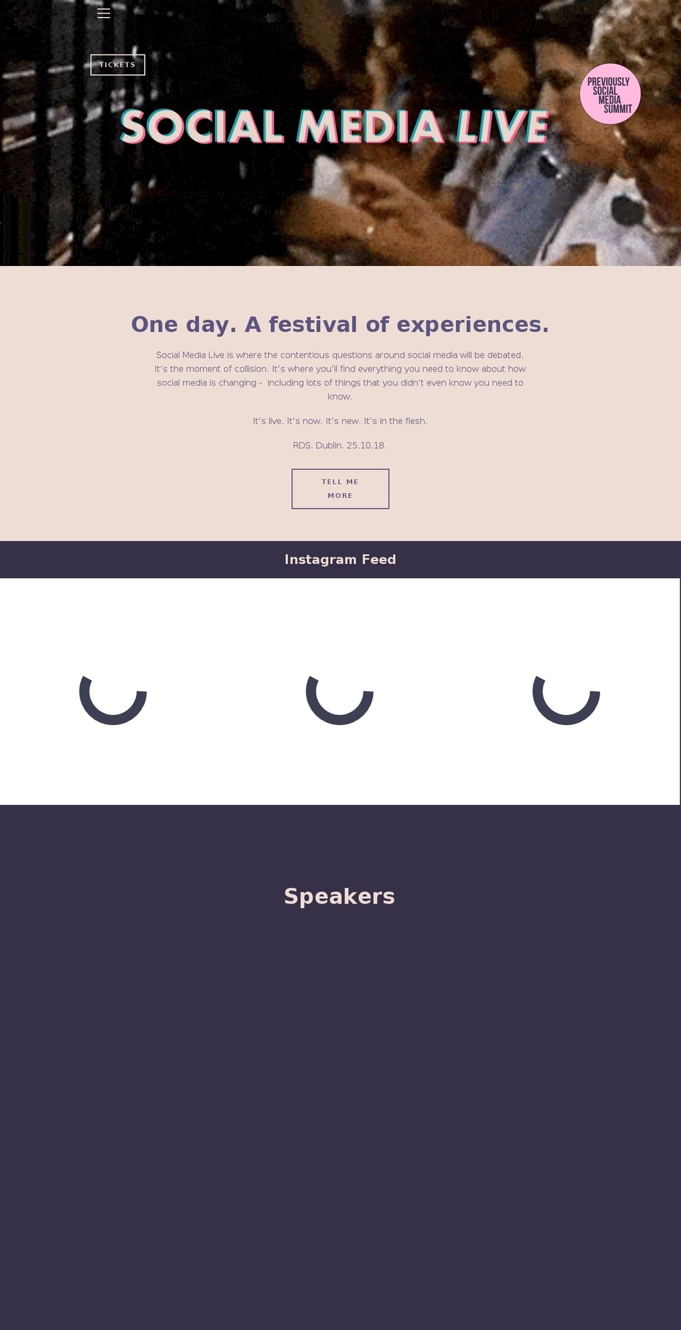 socialmedialive.org shopify website screenshot