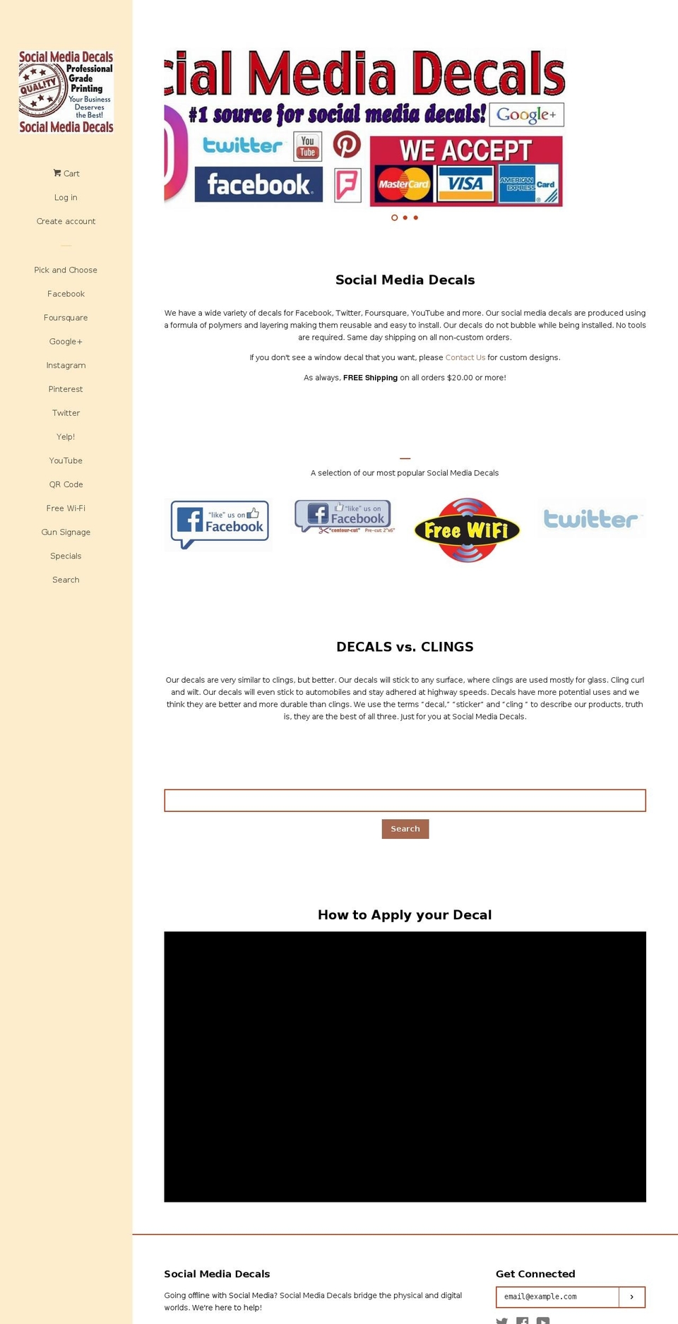 socialmediaoffline.com — Shopify storefront screenshot