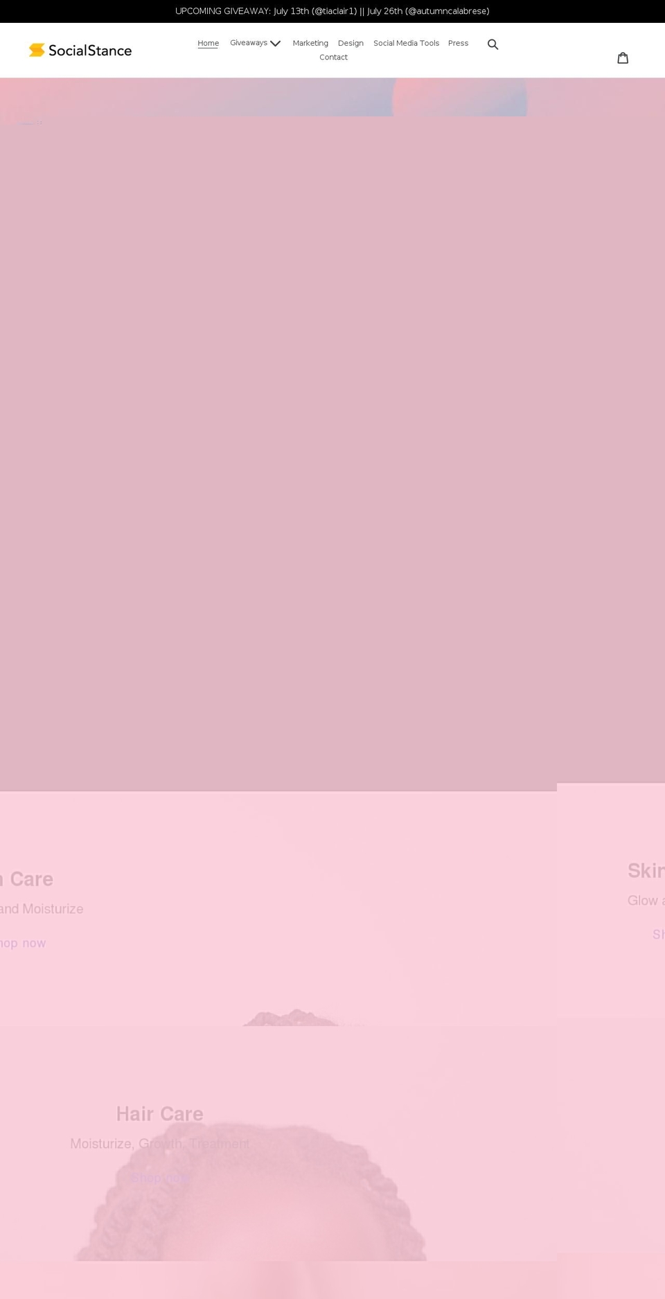socialstancemedia.com shopify website screenshot