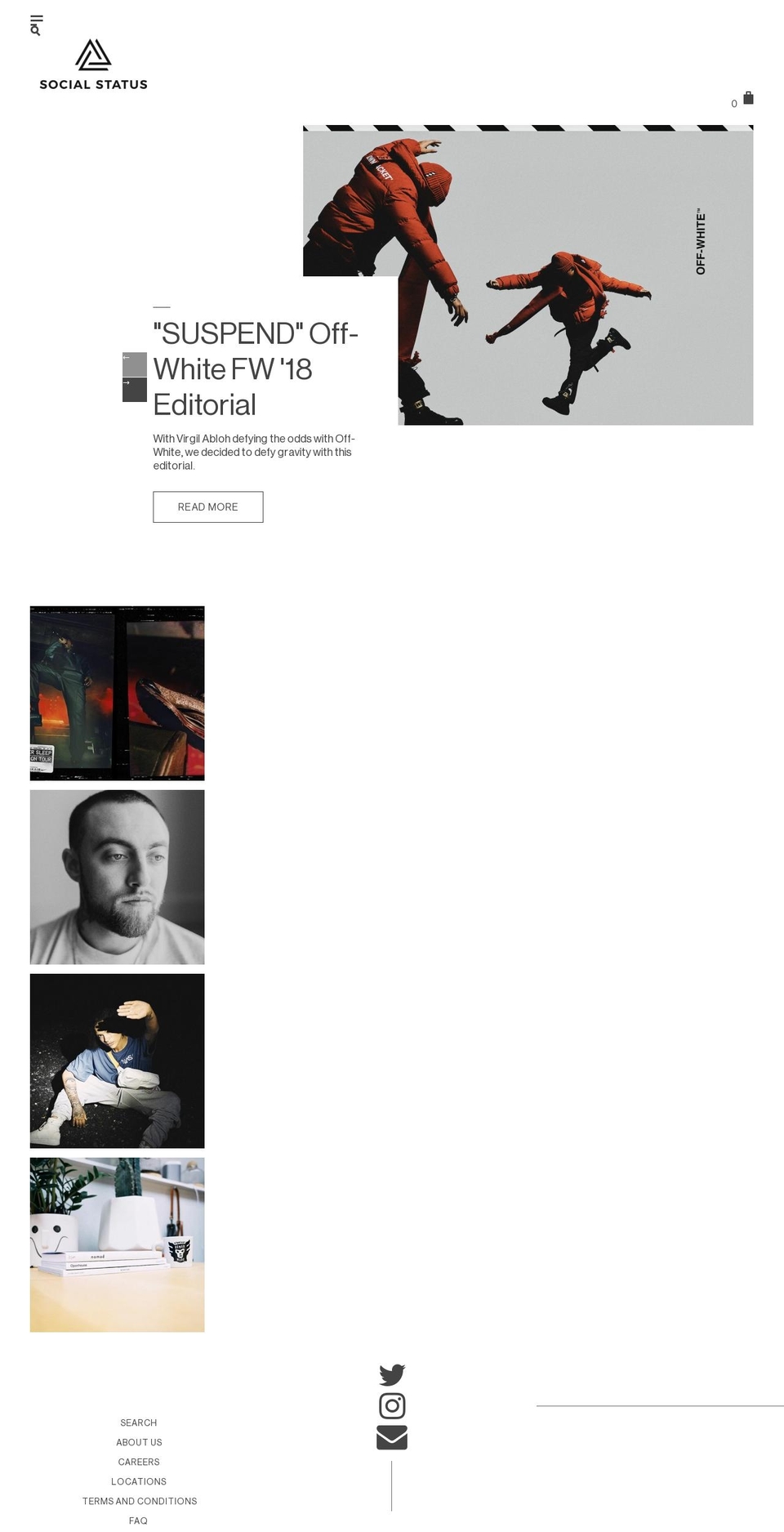 socialstatusnc.com — Shopify storefront screenshot