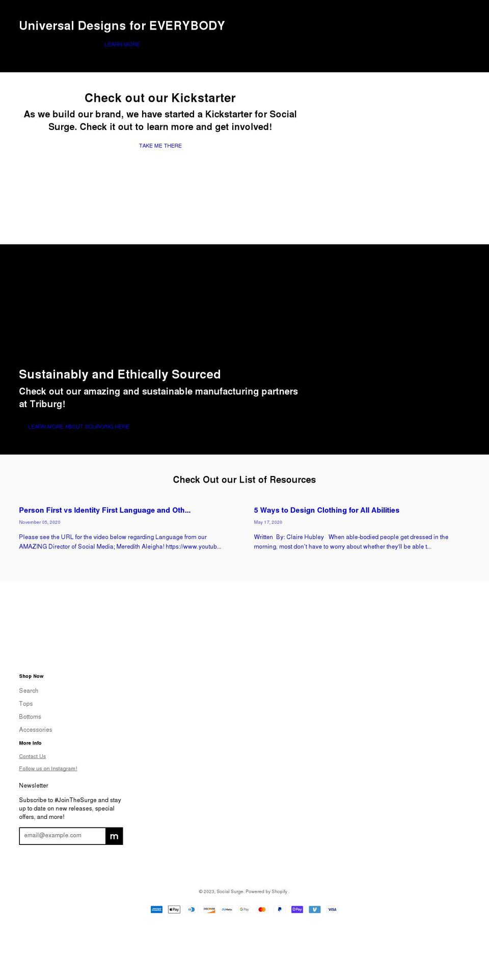 socialsurgeofficial.com shopify website screenshot