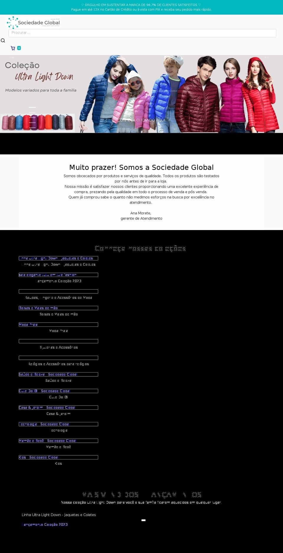 sociedadeglobal.com shopify website screenshot