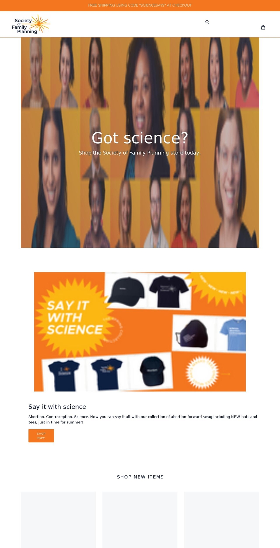society-fp.myshopify.com shopify website screenshot