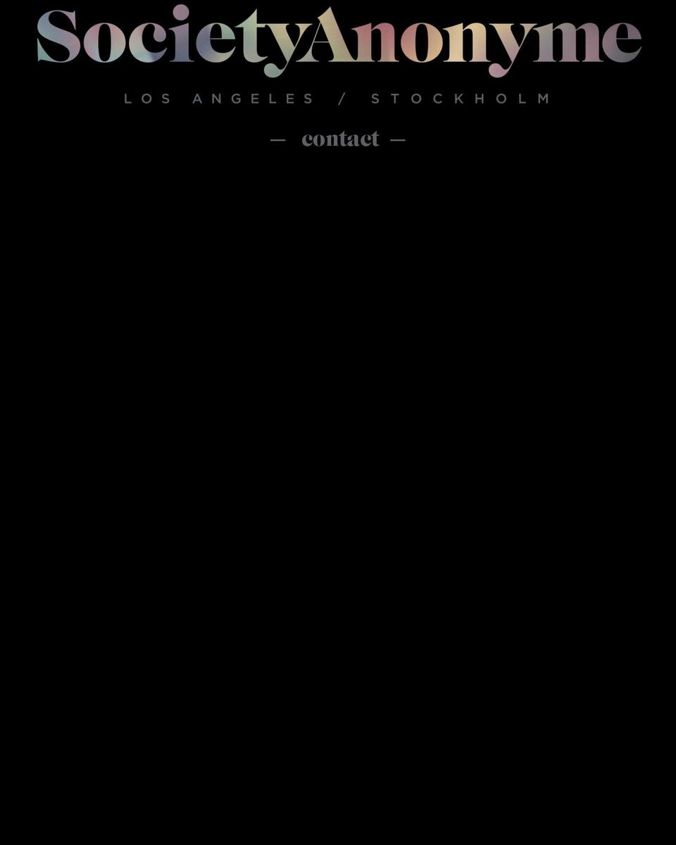 societyanonyme.com shopify website screenshot