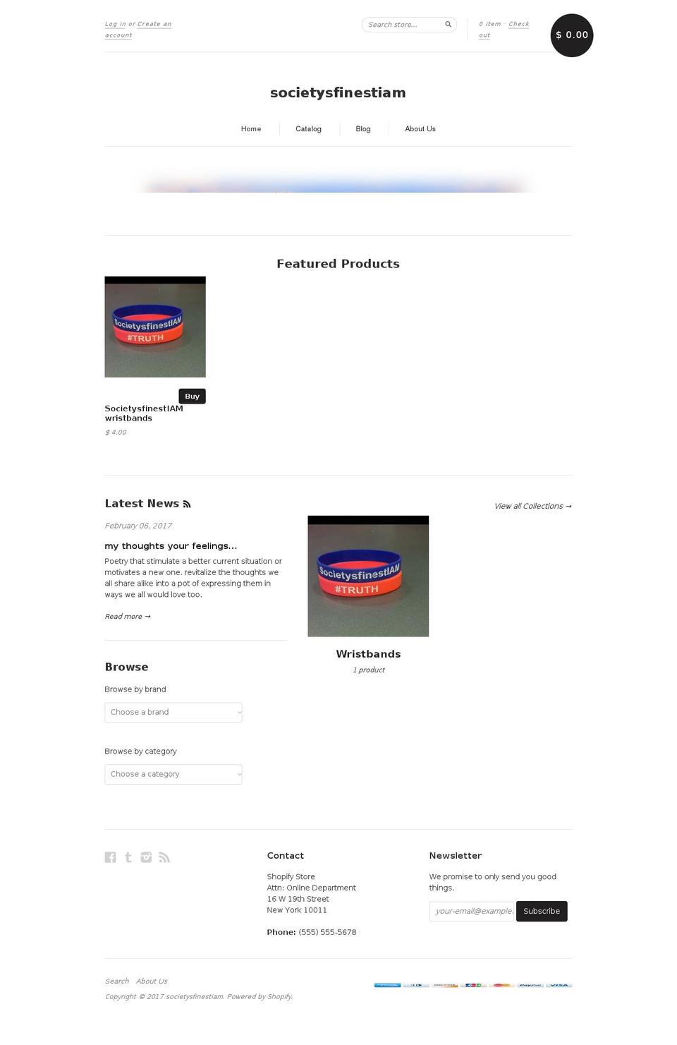 societysfinestiam.com shopify website screenshot