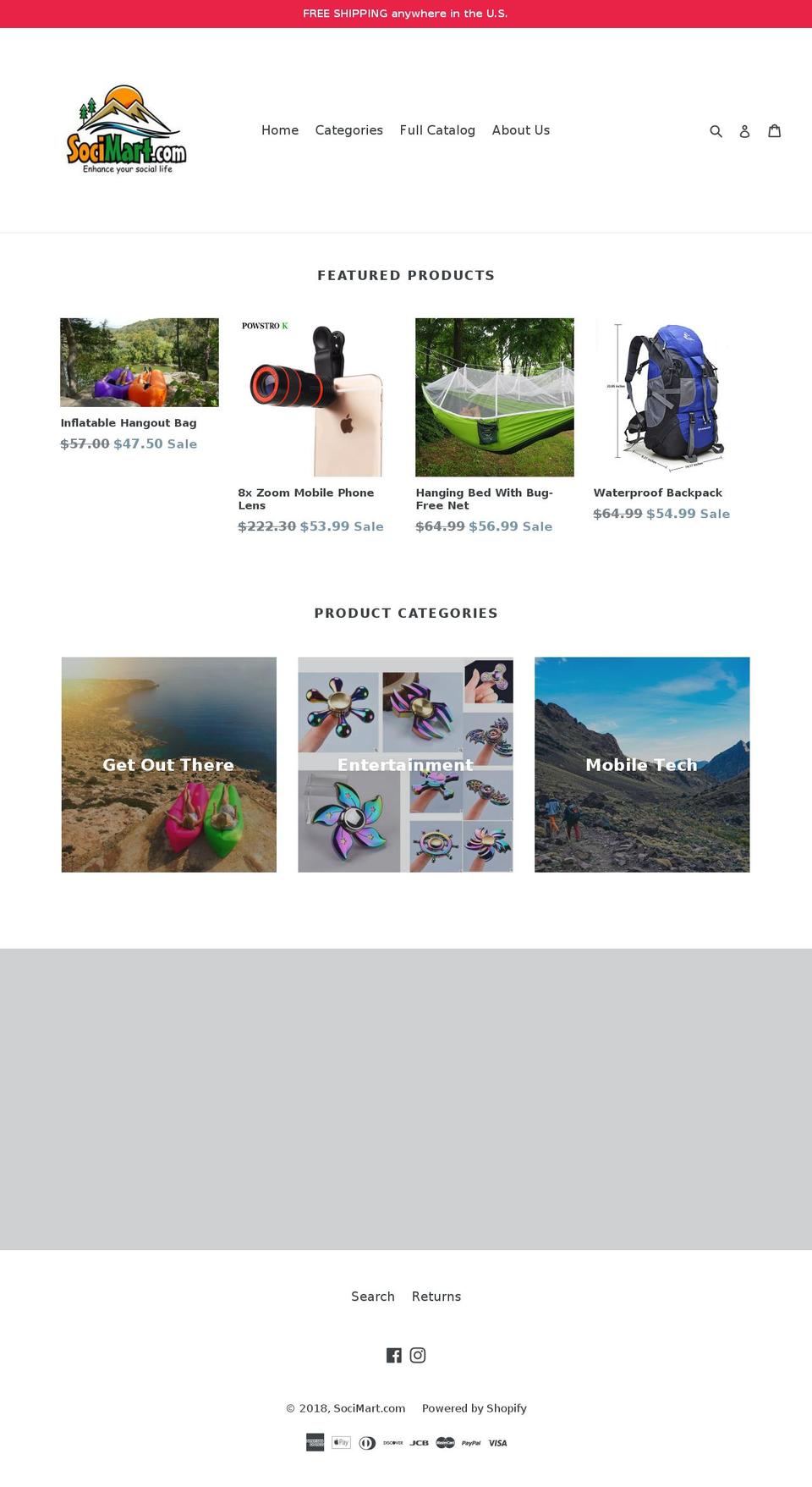 socimart.com — Shopify storefront screenshot