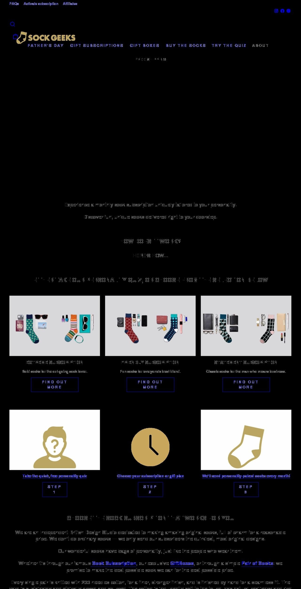 sock-geeks.com — Shopify storefront screenshot