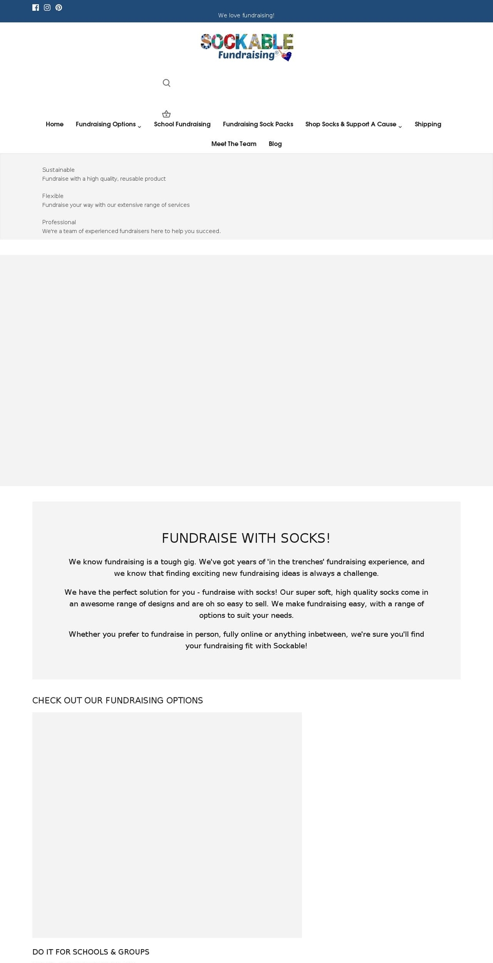 sockable.com.au shopify website screenshot