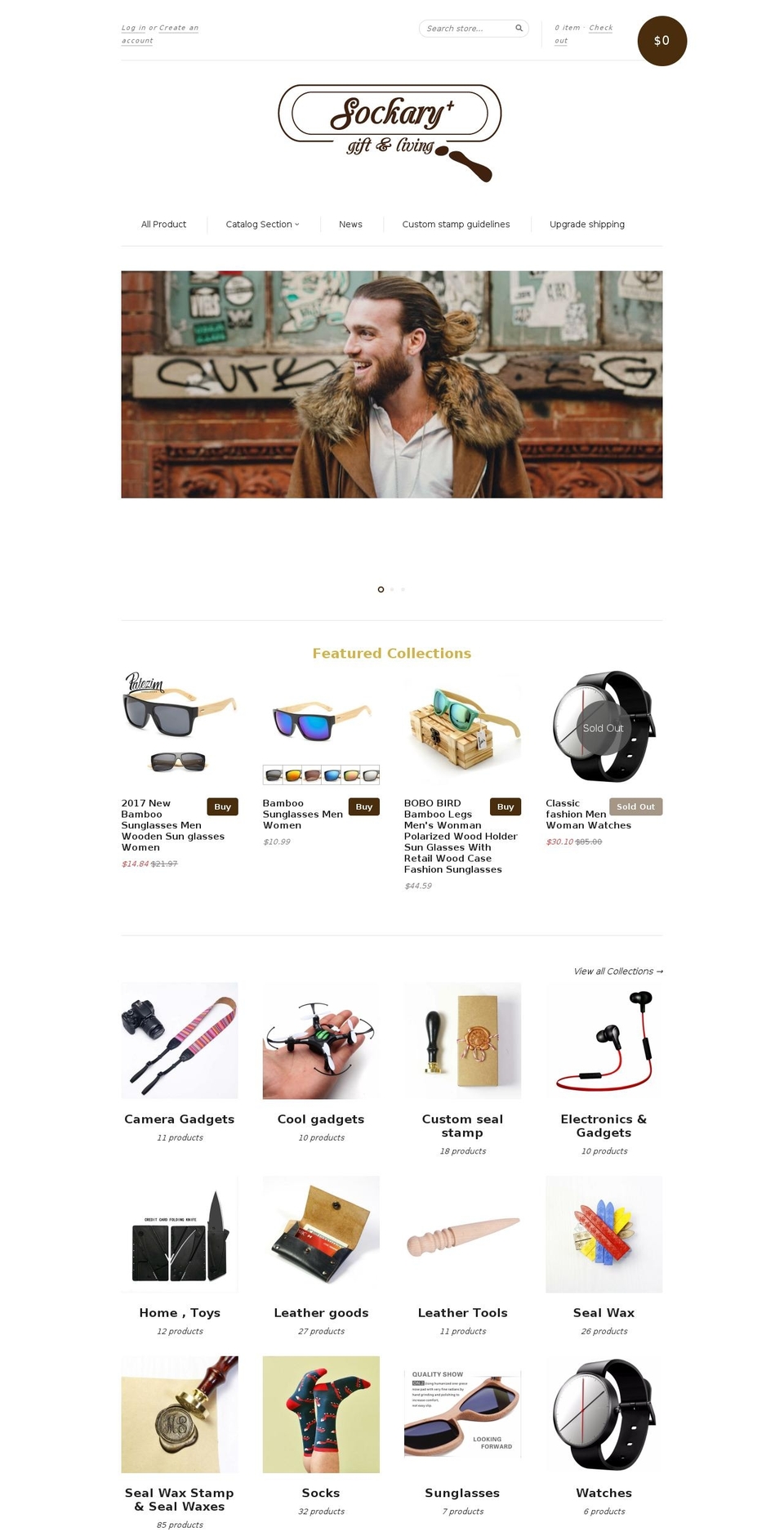 sockary.com shopify website screenshot