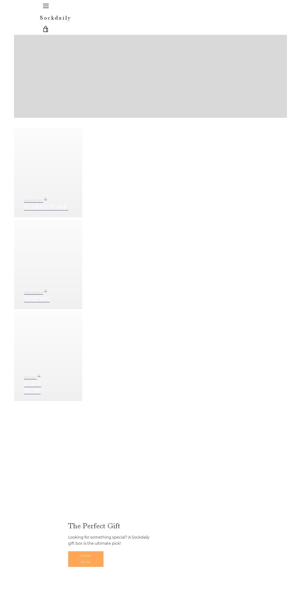 sockdaily.com.au shopify website screenshot