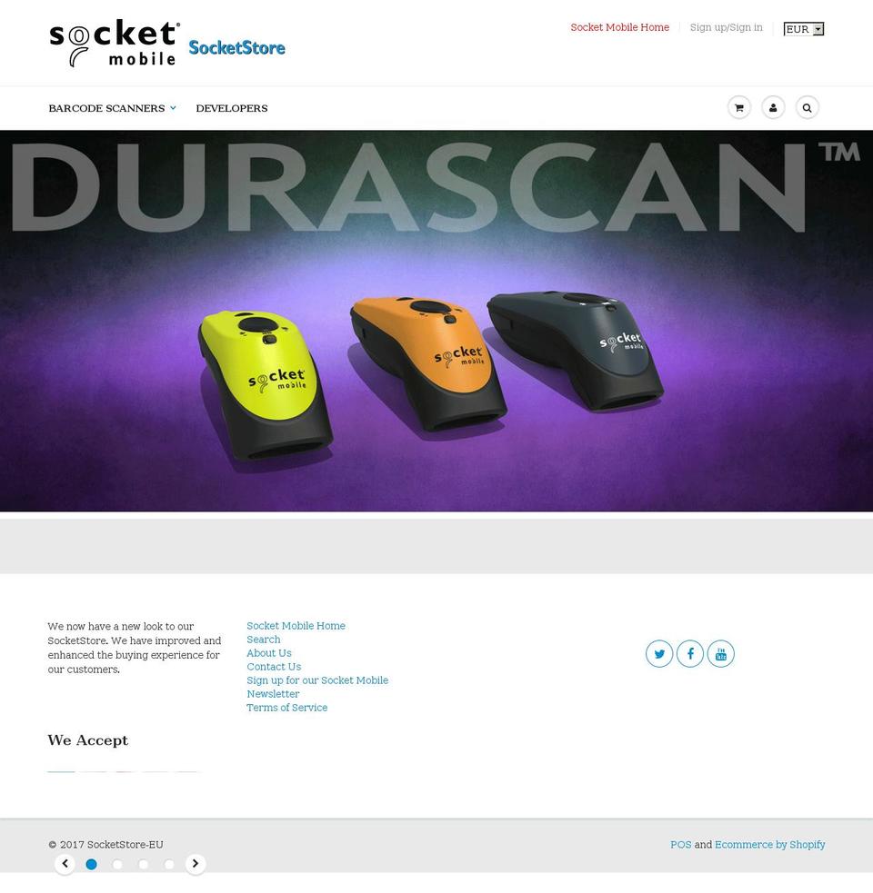 socketstore.eu shopify website screenshot