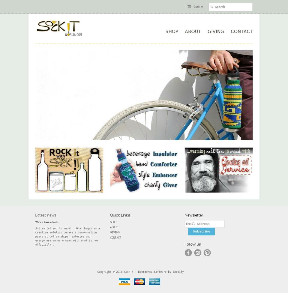 sockitworld.com — Shopify storefront screenshot