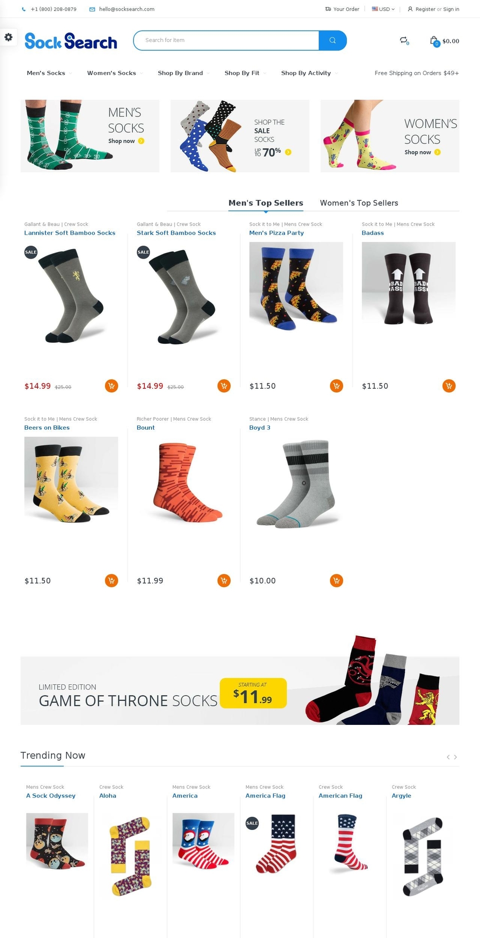 electro-v-1-2-home-1 Shopify theme site example socksearch.com