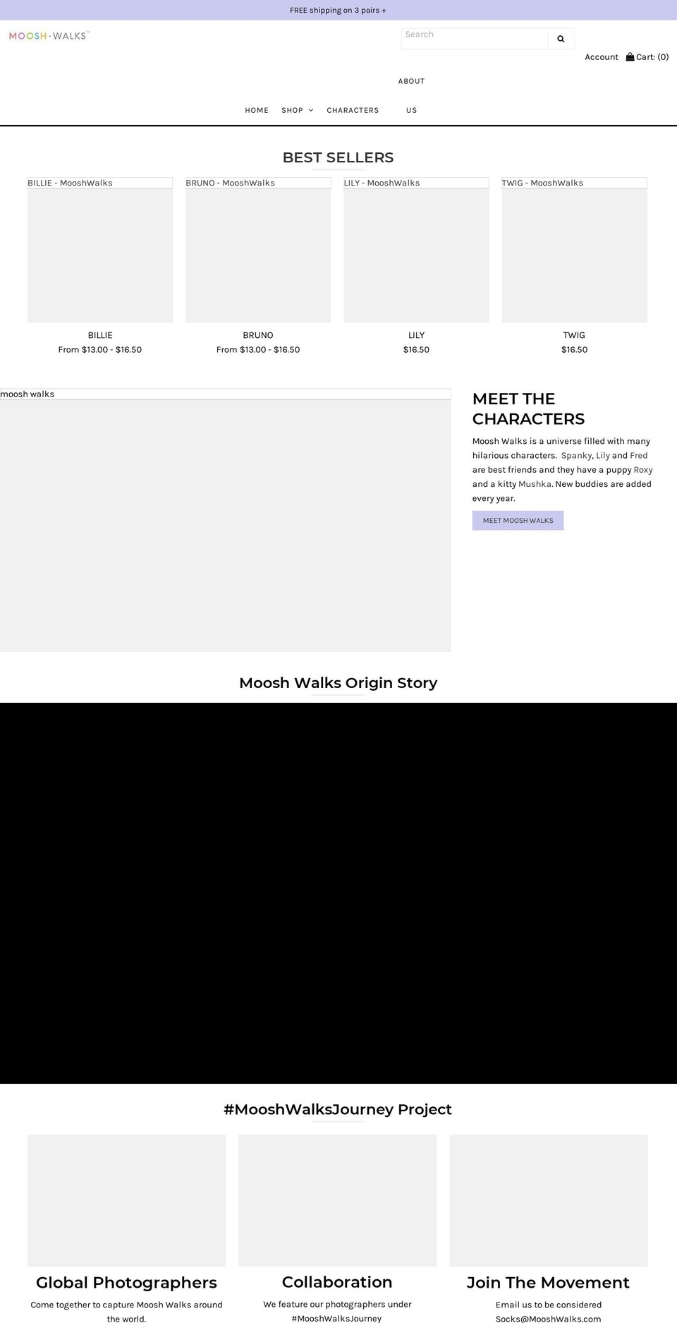 sockswithears.com — Shopify storefront screenshot