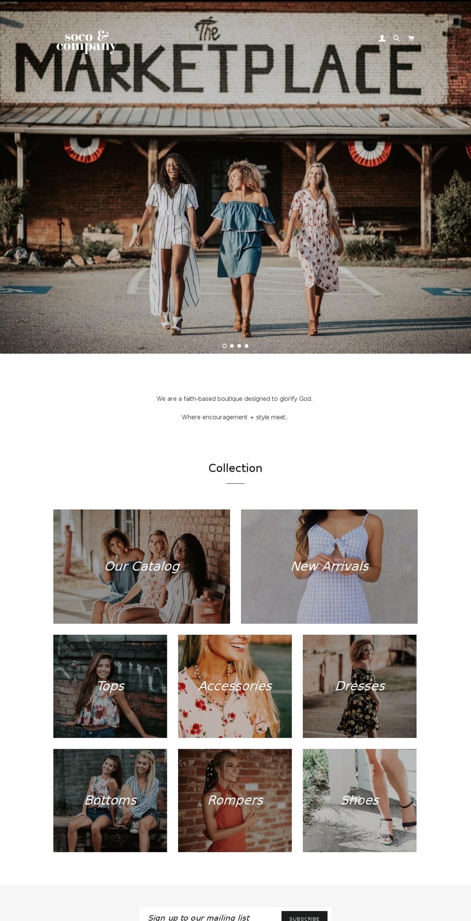 socoandcompany.com — Shopify storefront screenshot