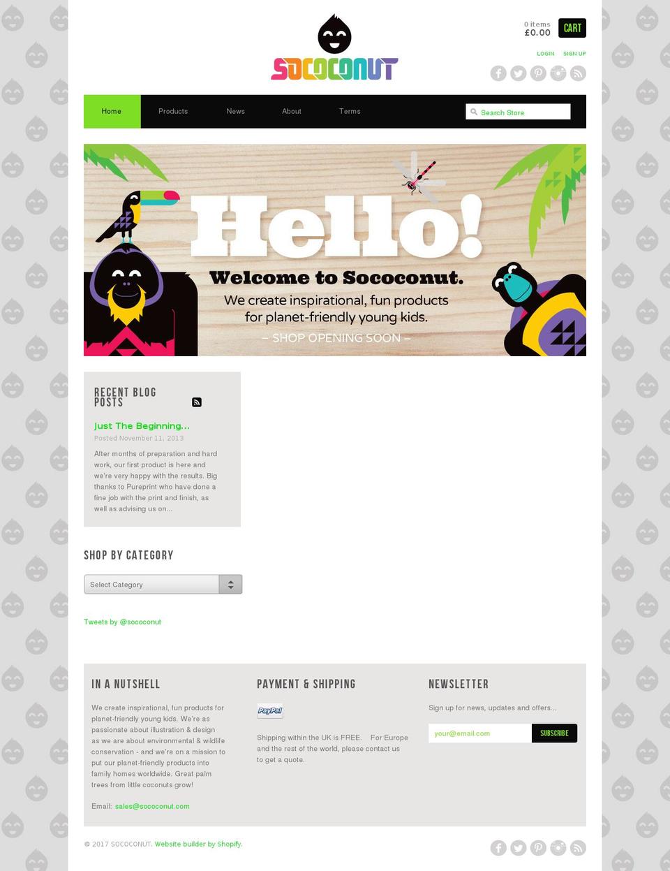 sococonut.com shopify website screenshot