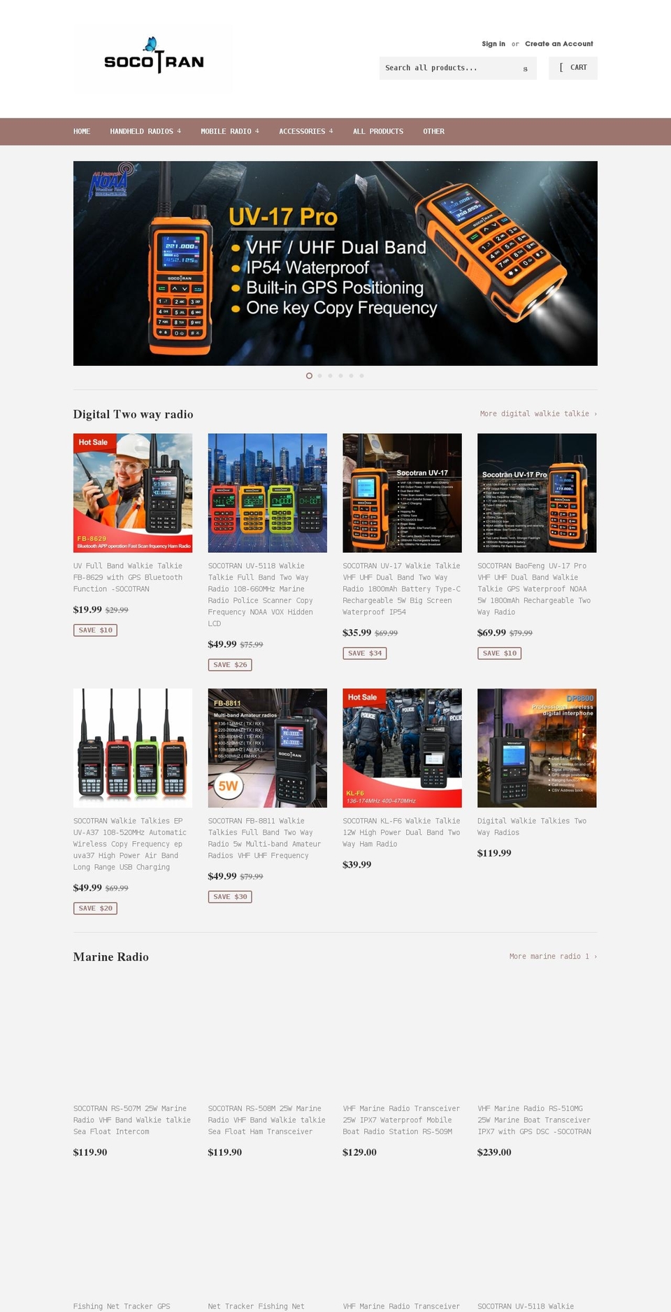 socotran.com shopify website screenshot