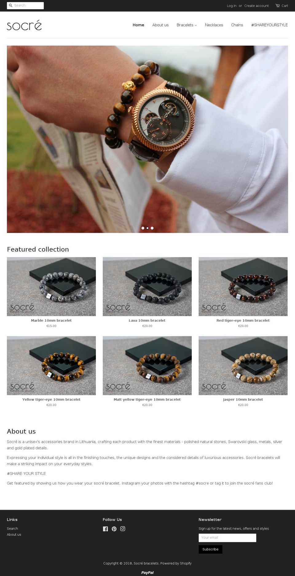 socreshop.com — Shopify storefront screenshot