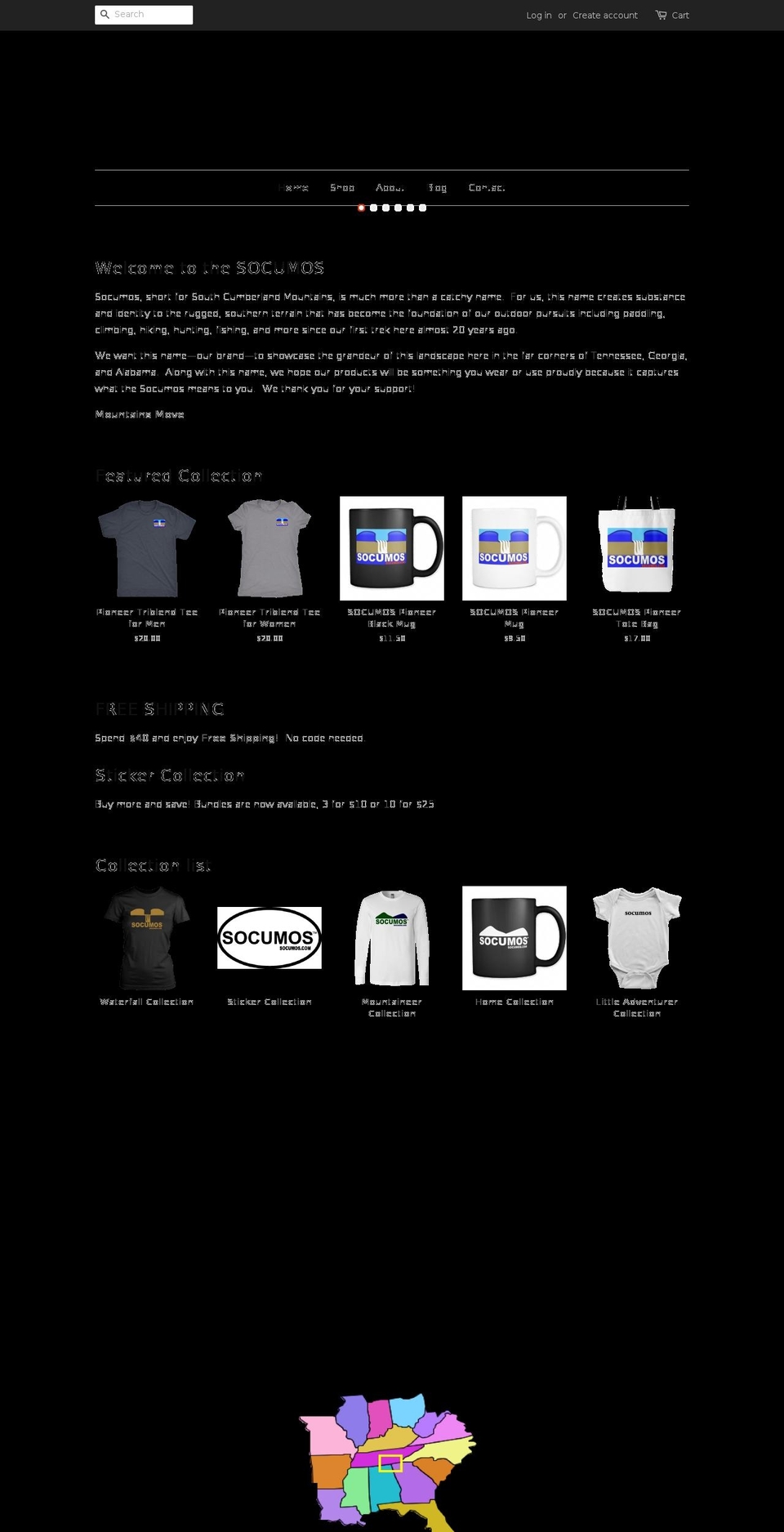 socumos.com — Shopify storefront screenshot