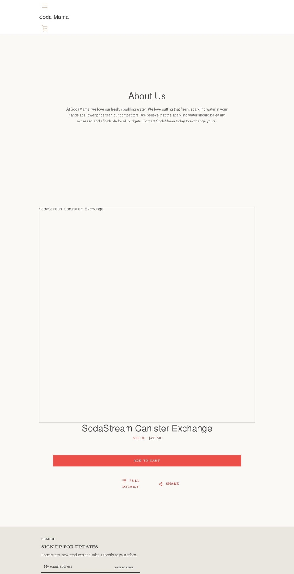 sodamama.com shopify website screenshot