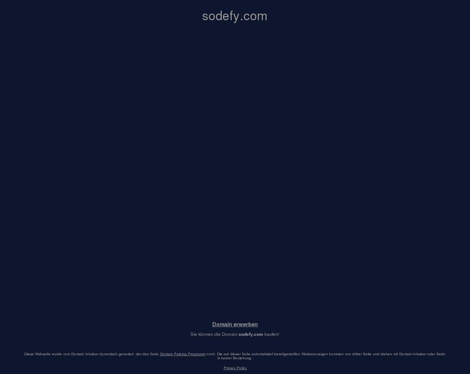 sodefy.com — Shopify storefront screenshot