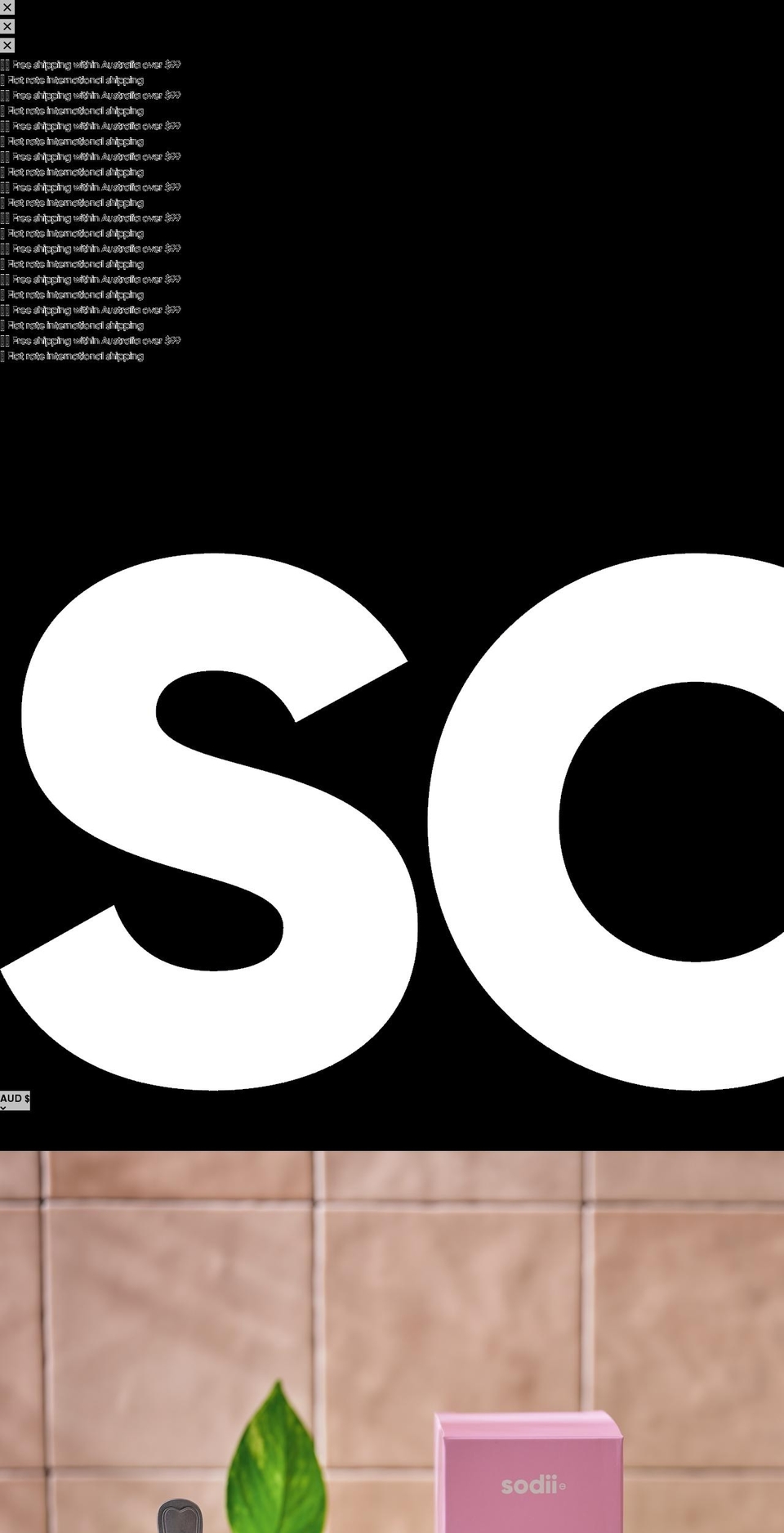 sodii.com.au shopify website screenshot