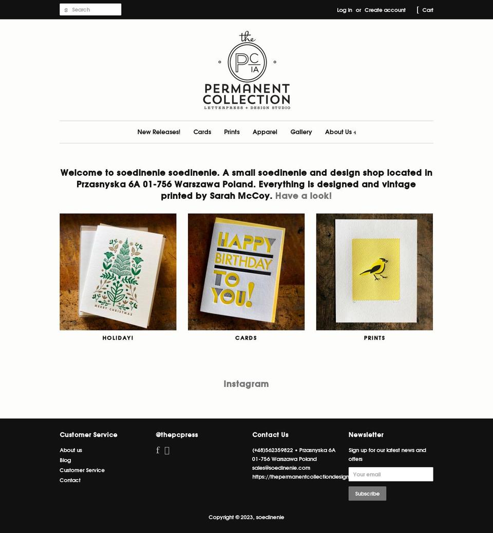 soedinenie.com shopify website screenshot