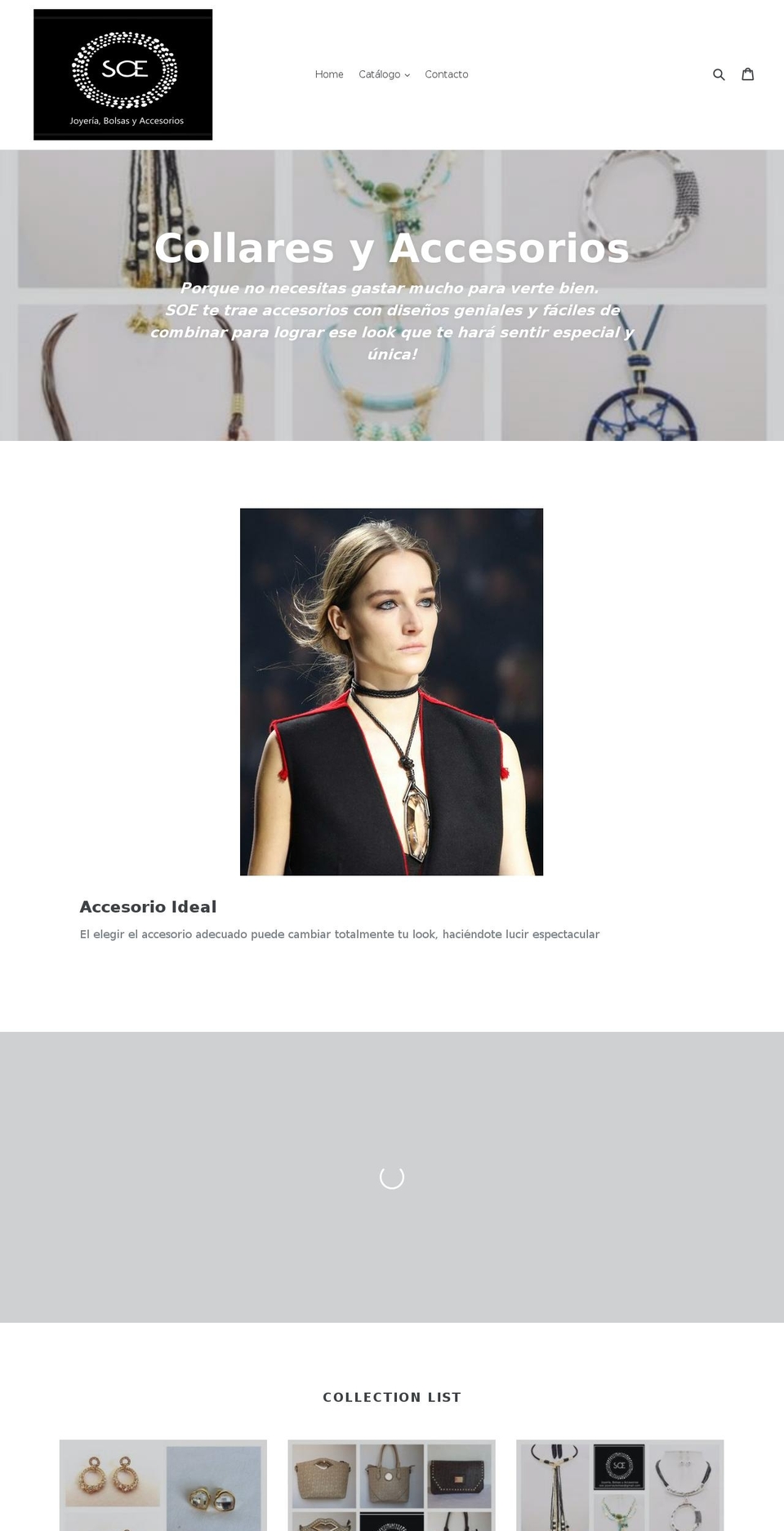 soejoyeriayaccesorios.com — Shopify storefront screenshot