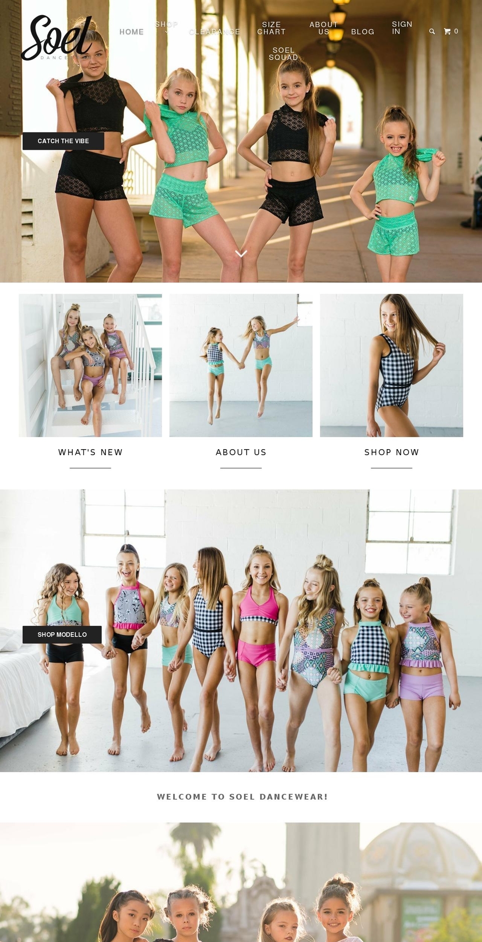 soeldancewear.com shopify website screenshot