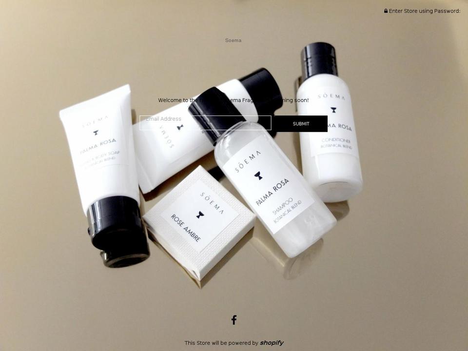soemafragrances.com — Shopify storefront screenshot