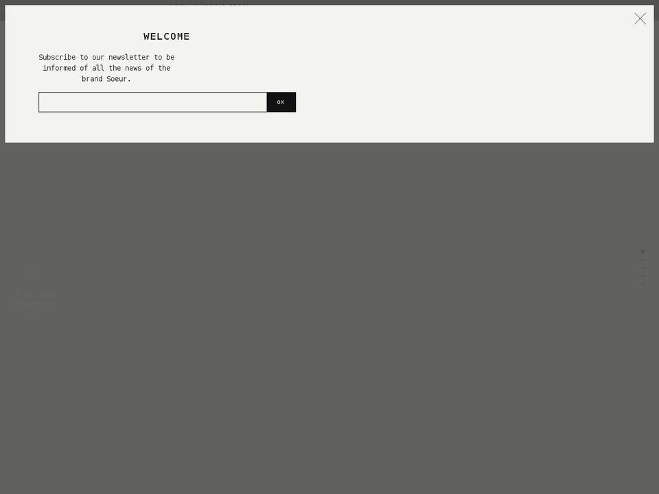 soeur.uk shopify website screenshot