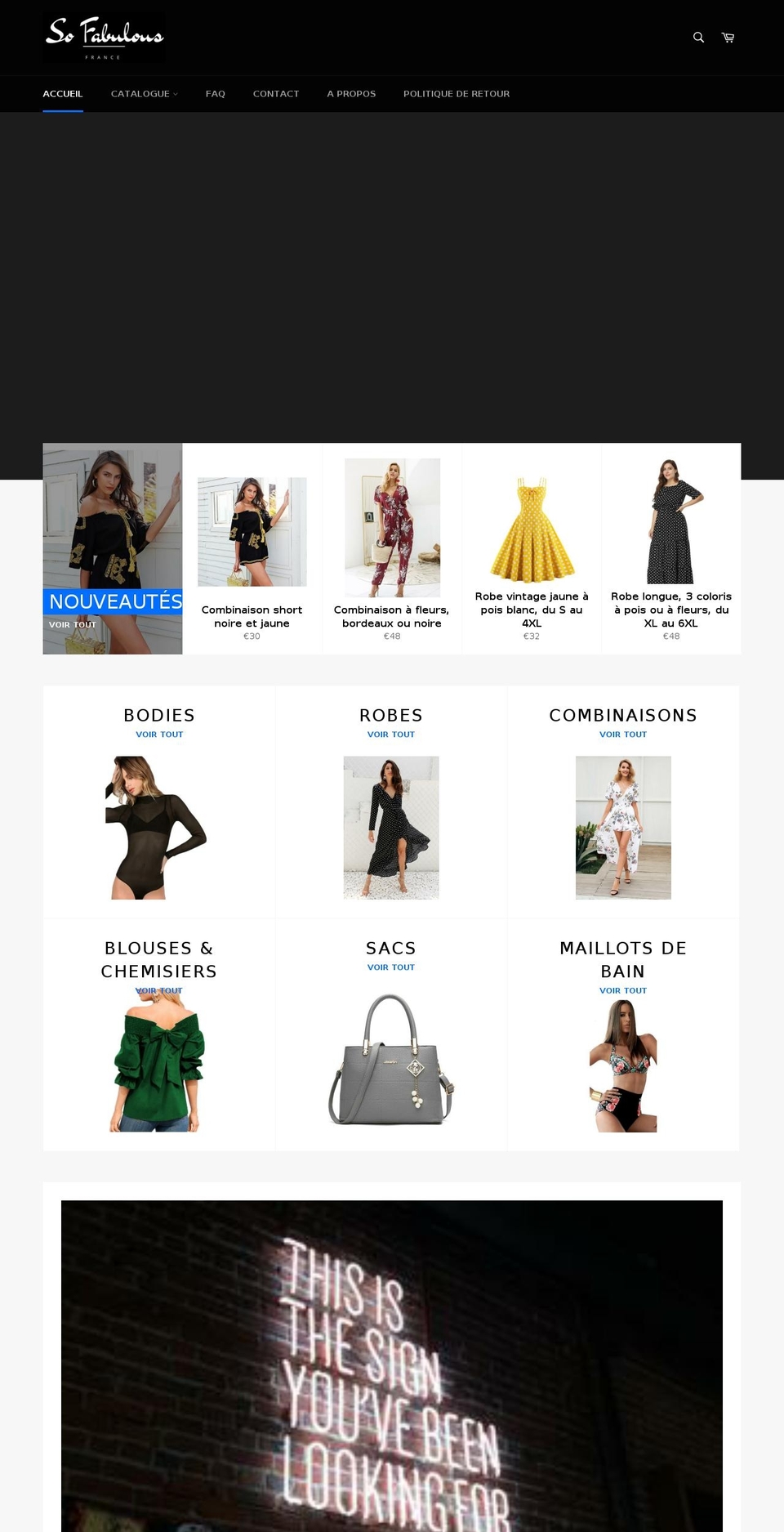 sofabulous.fr shopify website screenshot