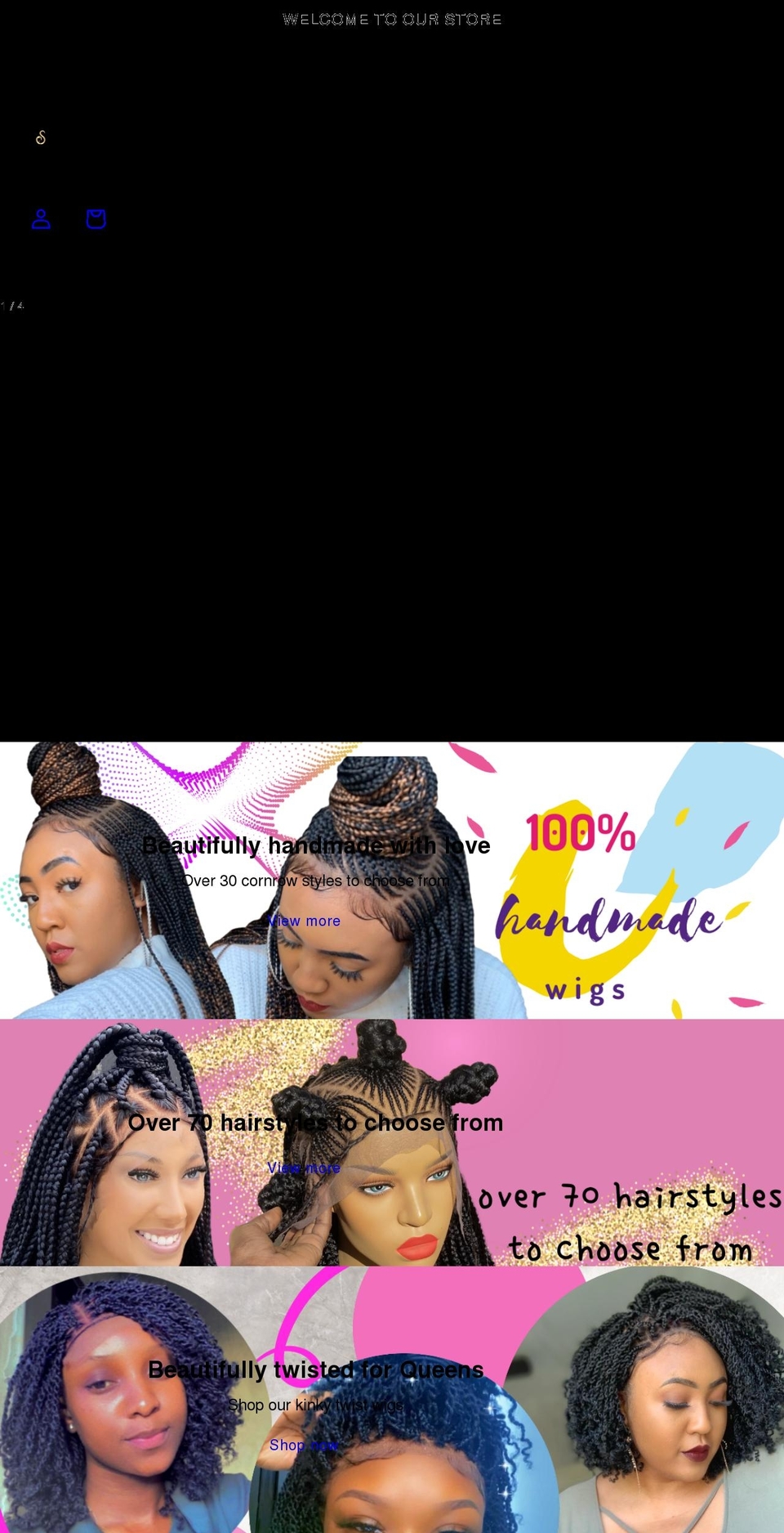 sofajhairng.com shopify website screenshot