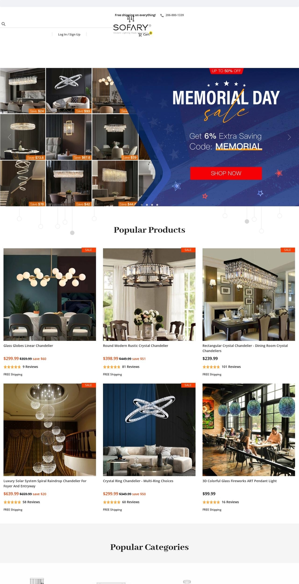 sofary.com shopify website screenshot