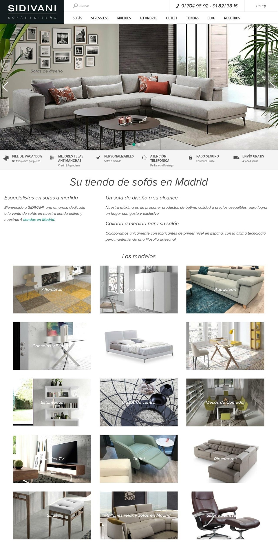 Si Divani Baud Shopify theme site example sofaschamberi.com