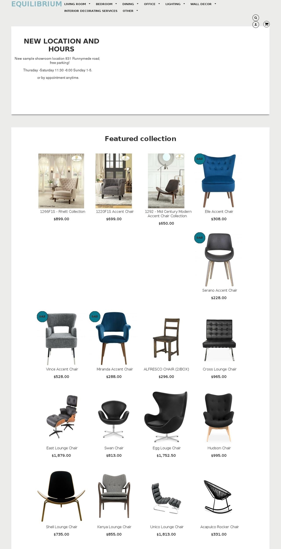 sofastoreintoronto.com shopify website screenshot