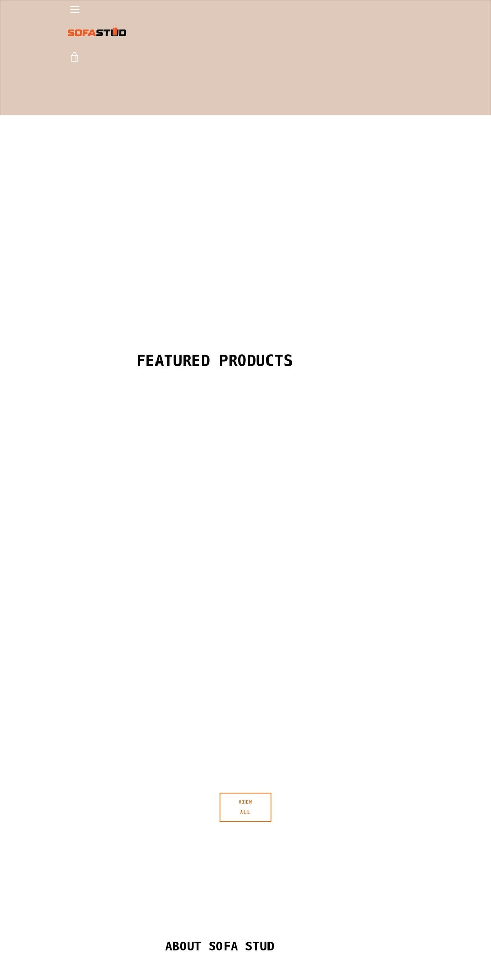 sofastud.com shopify website screenshot