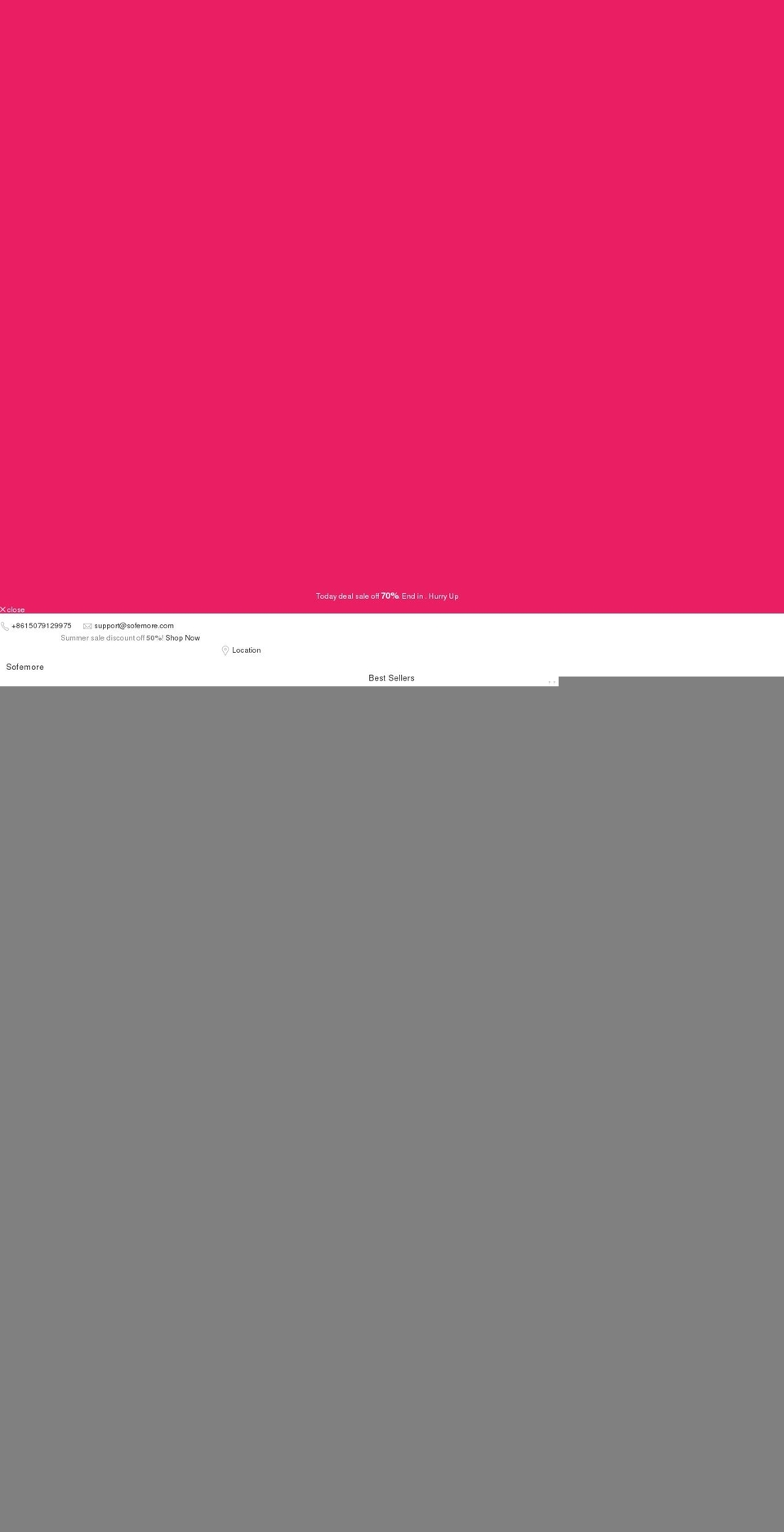 sofemore.com shopify website screenshot