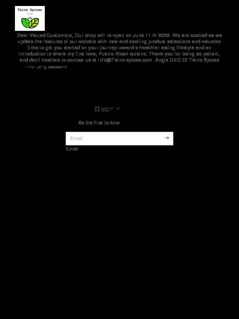 sofias-spices.com shopify website screenshot