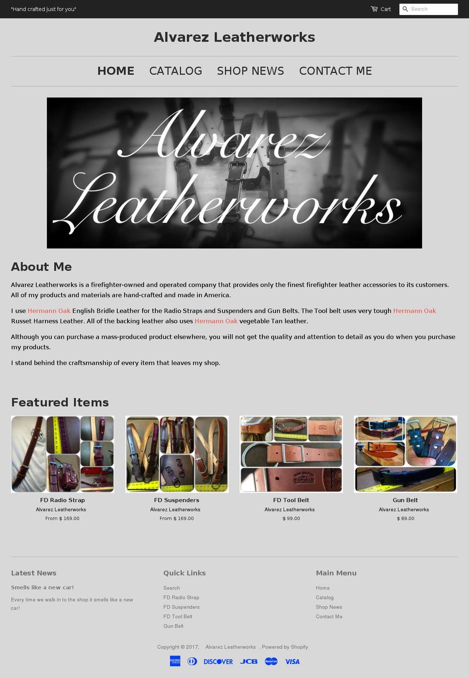sofieldleatherworks.com shopify website screenshot